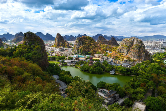 Diecai Hill & Xiaoyao Tower & Two Rivers and Four Lakes Private Car Day Tour