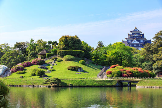 Okayama: 8 - Hour Private Car Charter - Korakuen Garden & Kibitsu Shrine & Kurashiki Bikan Historical Quarter & Mt. Washu & Kojima Route Day Trip (Departing from Okayama City)