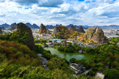 Diecai Hill & Xiaoyao Tower & Two Rivers and Four Lakes Private Car Day Tour