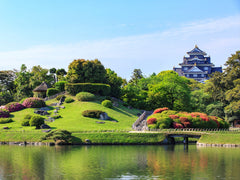 Okayama: 8 - Hour Private Car Charter - Korakuen Garden & Kibitsu Shrine & Kurashiki Bikan Historical Quarter & Mt. Washu & Kojima Route Day Trip (Departing from Okayama City)