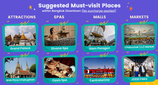 Bangkok · Hotel to Hotel · 6-Hour Half-Day Private Charter