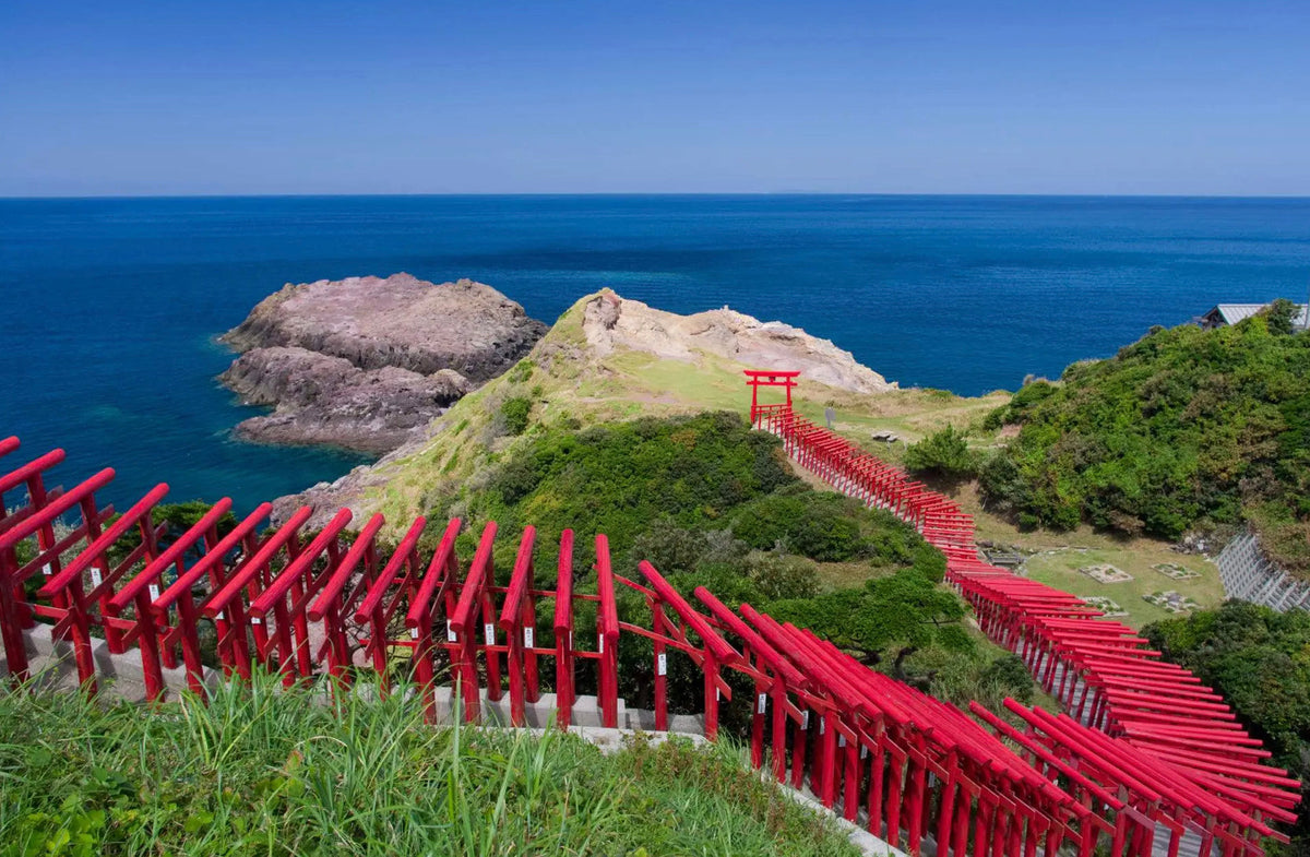Yamaguchi chartered car day tour (customized itinerary) | Tsunoshima Bridge, Motonosumi Shrine, Senjojiki, Akiyoshidai - Akiyoshido Cave, Beppu Benten Pond, Karato Market, Kanmon Bridge, etc.