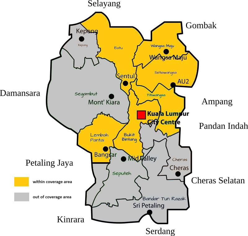 Kuala Lumpur Car Rental with Driver to Petronas Twin Tower and more
