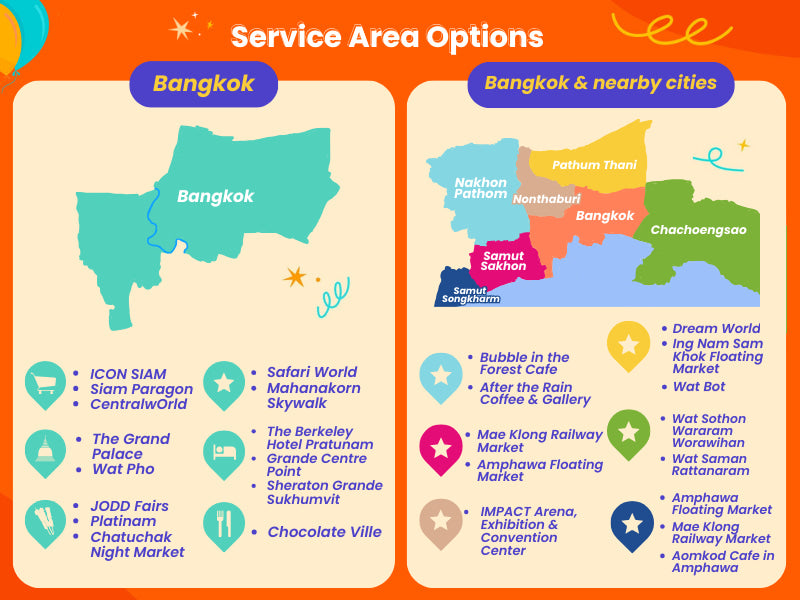 Bangkok Car Rental with Driver to Nearby Cities Global