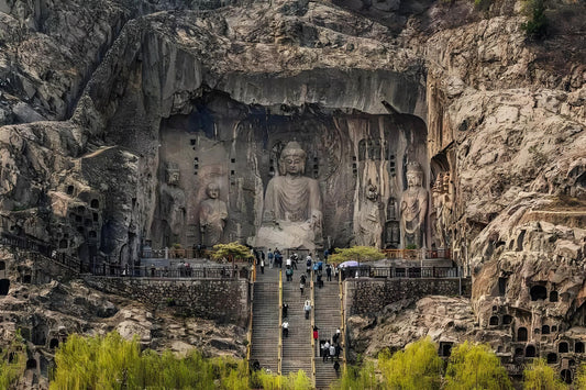 Longmen Grottoes, Shaolin Temple, Luoyang Museum, and private car charter for a day trip in Luoyang
