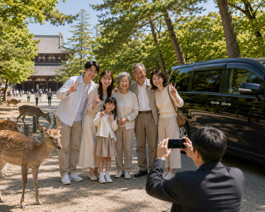 [Departing from Osaka - Kyoto] Kyoto - Nara - Osaka Enjoy a flexible and customized chartered car day trip in Kansai