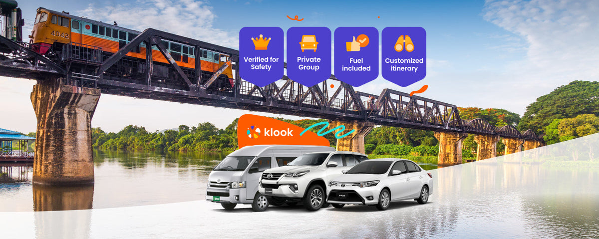 Bangkok and Kanchanaburi Car Rental with Driver