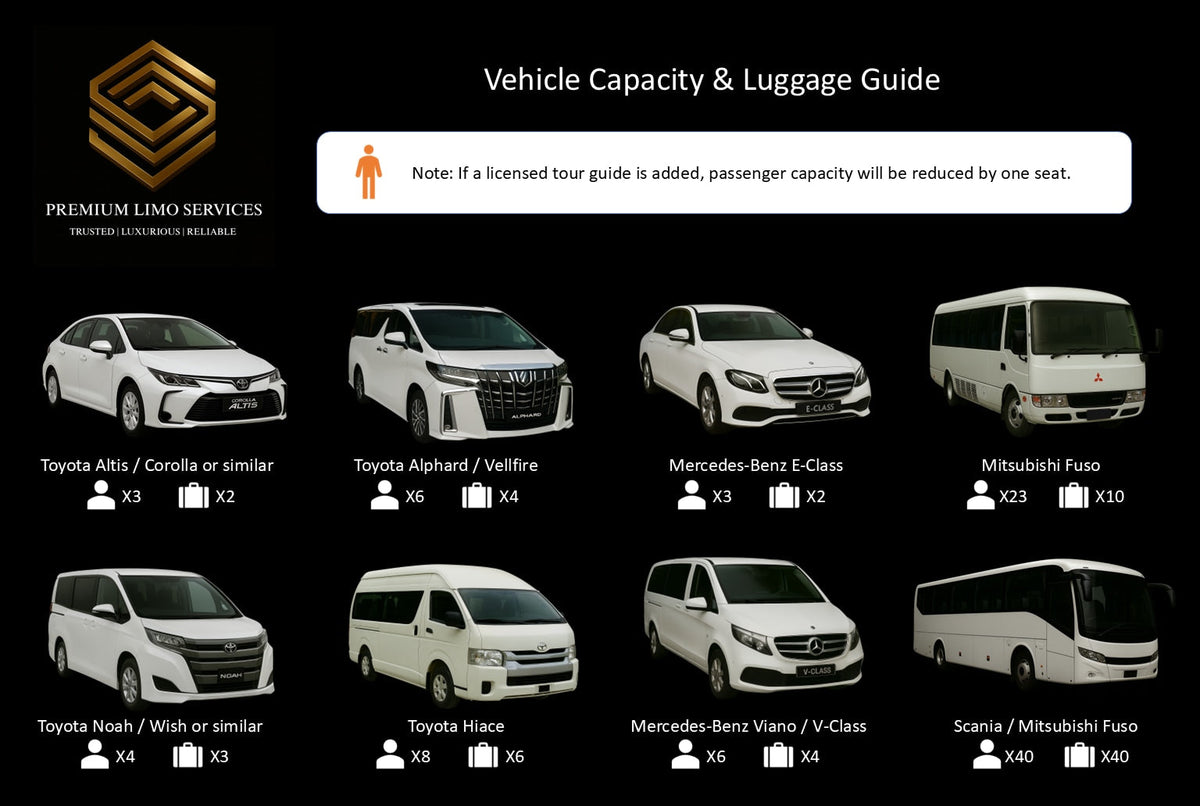 Singapore Car Rental with Driver by The Premium Limo Services (with Tour Guide Add - on)