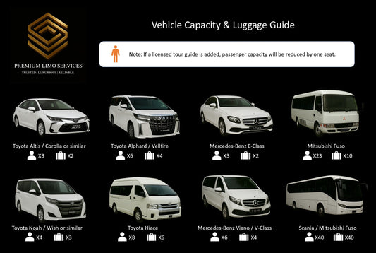 Singapore Car Rental with Driver by The Premium Limo Services (with Tour Guide Add - on)