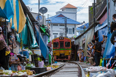 Private Car Charter Damnoen Saduak Floating Market, Maeklong Railway