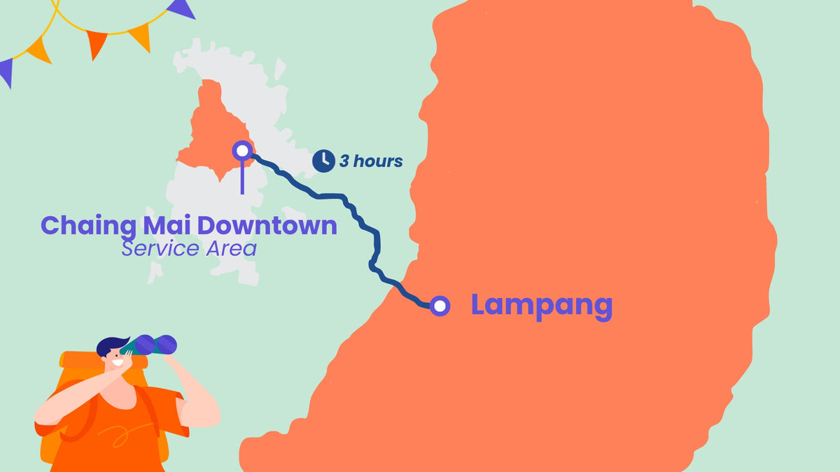 Chiang Mai and Lampang Car Rental with Driver by Smart En Plus