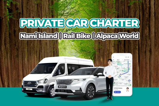 Seoul Private Car Charter to Nami Island - Alpaca World - Rail bike