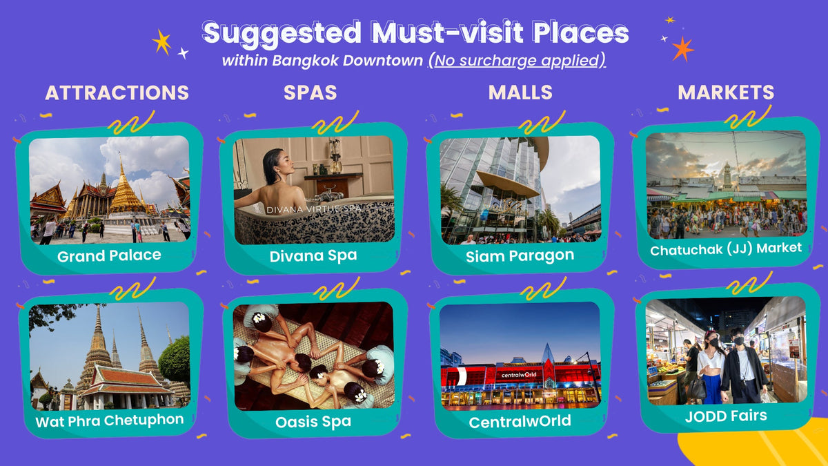 Bangkok Car Rental with Driver (100km distance limit) by TTD Global