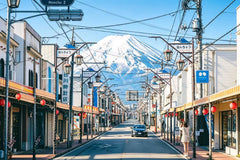 (Mount Fuji Popular Photo Spots Private Customized Charter) Mount Fuji Arakurayama Sengen Park & Hikawa Clock Shop & Lawson Convenience Store & Oshino Hakkai & Oishi Park Day Trip Hotel Pickup and Drop - off from Tokyo