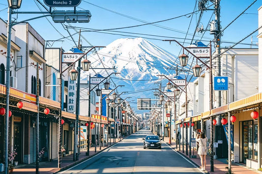 (Mount Fuji Popular Photo Spots Private Customized Charter) Mount Fuji Arakurayama Sengen Park & Hikawa Clock Shop & Lawson Convenience Store & Oshino Hakkai & Oishi Park Day Trip Hotel Pickup and Drop - off from Tokyo