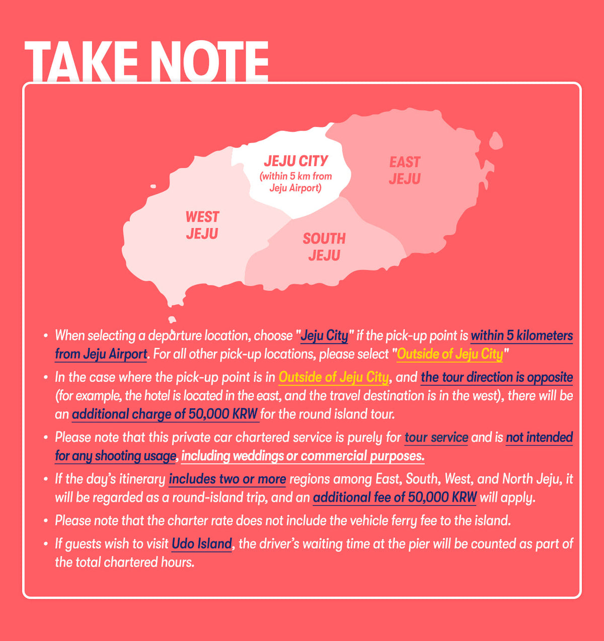 Jeju Private Car Charter Tour