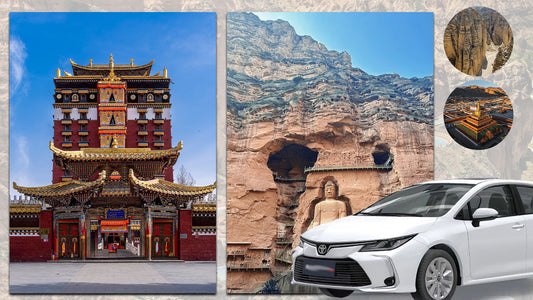 Lanzhou one - day tour with car charter (optional Labrang Monastery - Bingling Temple Grottoes - Ink Danxia - Yellow River Stone Forest Park)