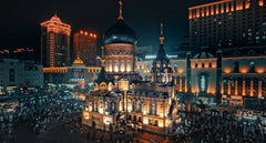 Private Car Tour: One - Day Harbin City Tour (Ice and Snow World + St. Sophia Cathedral Square + Central Street + Songhua River + Siberian Tiger Park)
