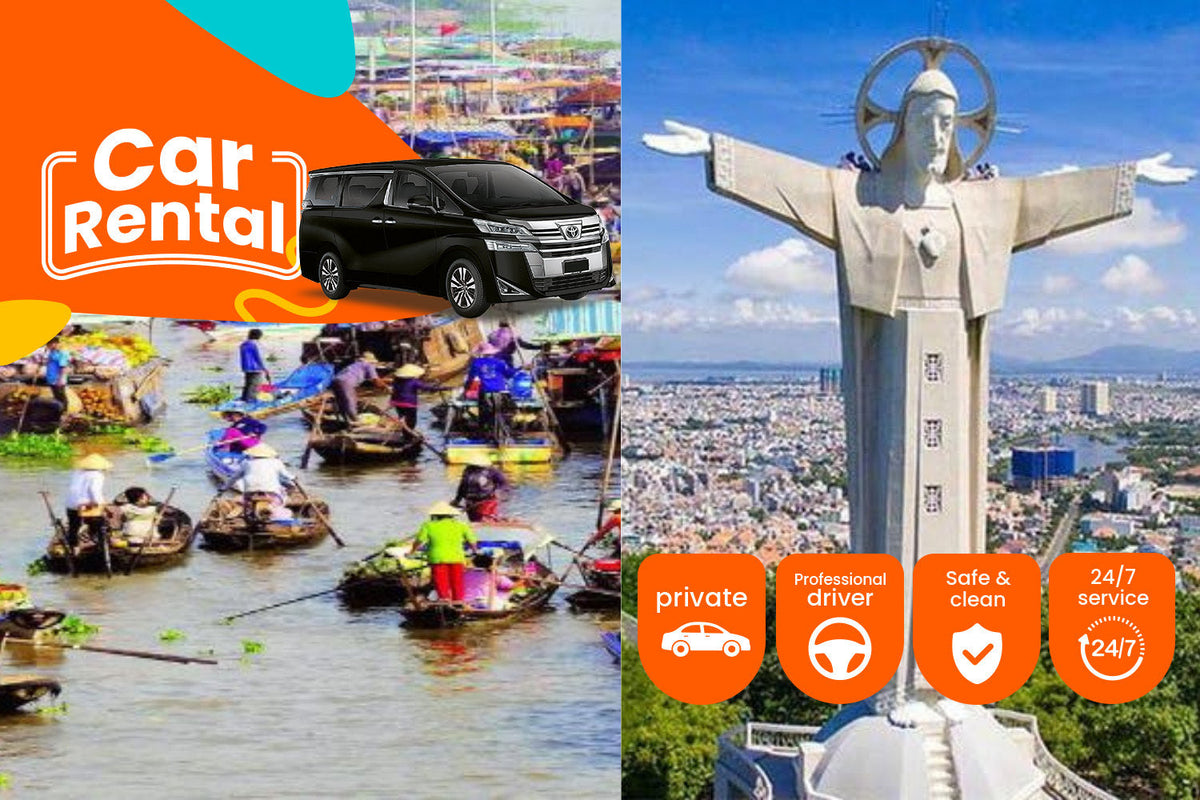 Private Car to Vung Tau, Can Tho, Da Lat, Chau Doc - Sam Mountain and Tay Ninh - Ba Den Mountain from Ho