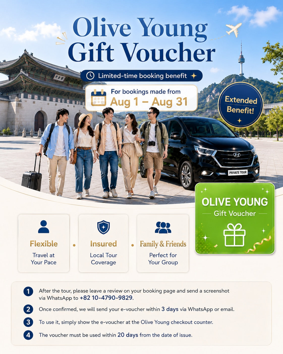Korea Private Car Charter Tour from Seoul